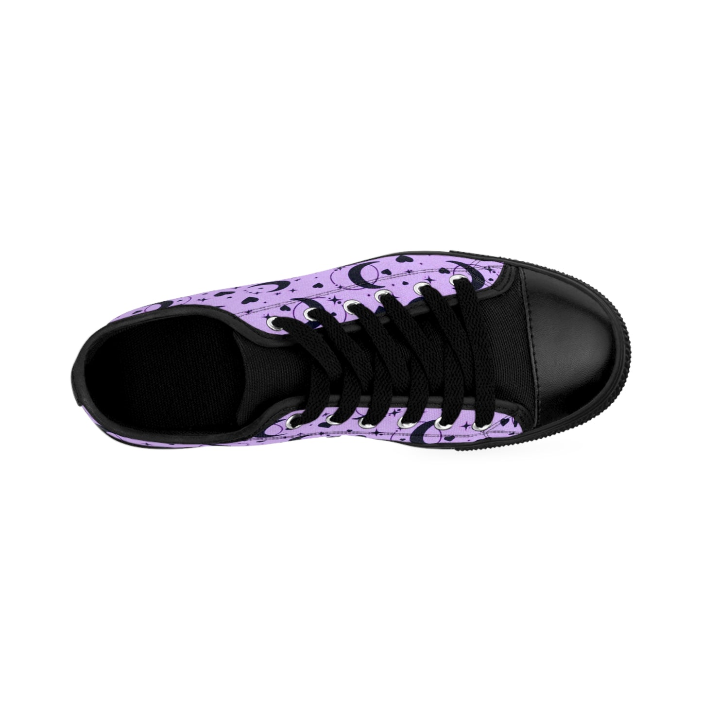 Purple Moon Goth Women's Sneakers