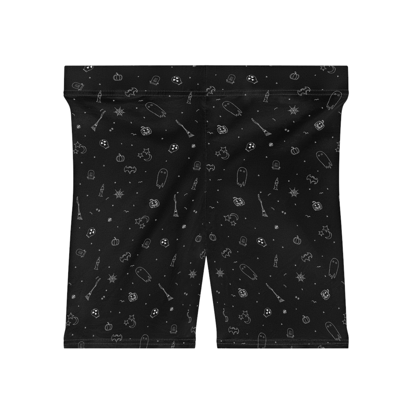 Spooky Minimalist Women's Biker Shorts