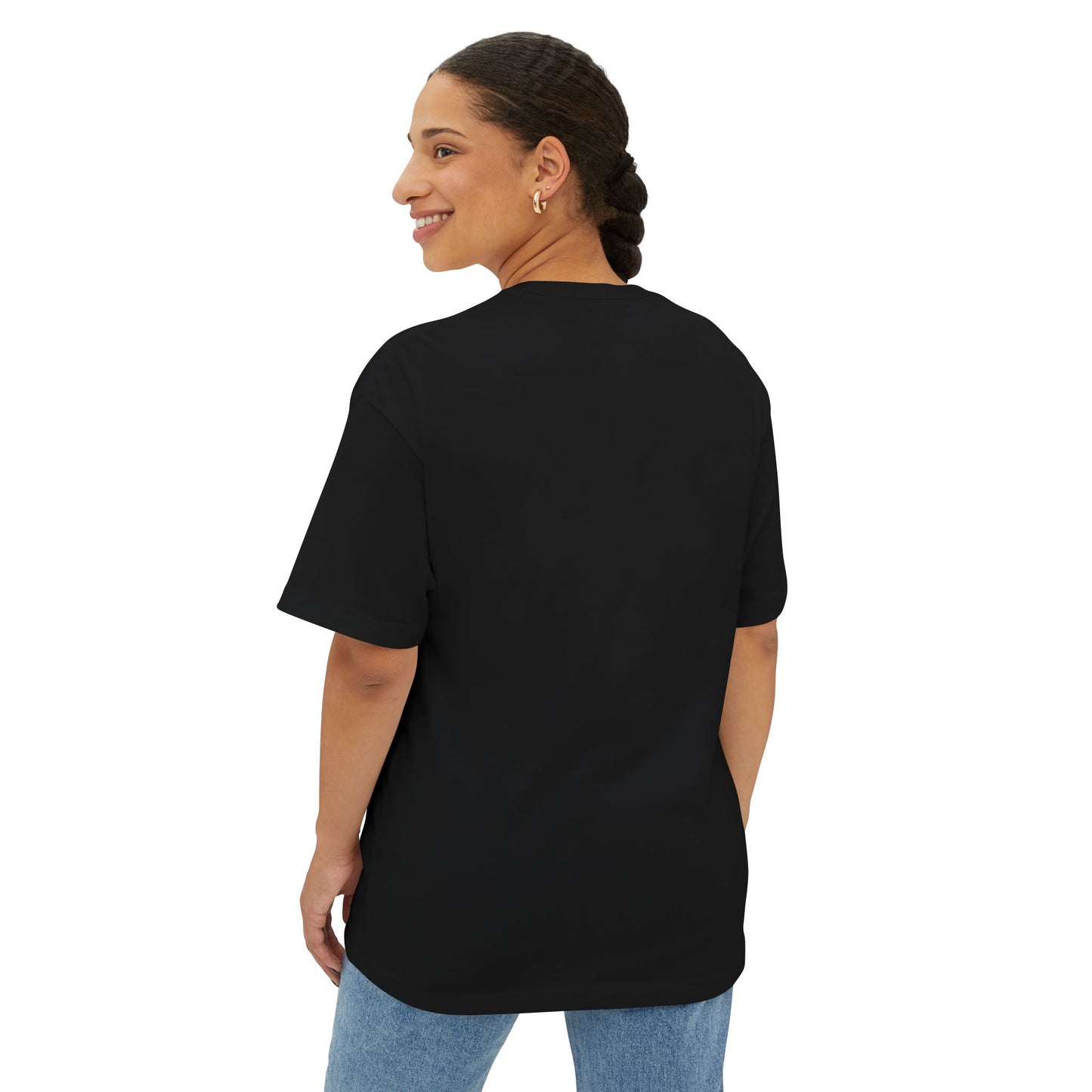 Unisex Black Oversized T-Shirt | Moon Goddess