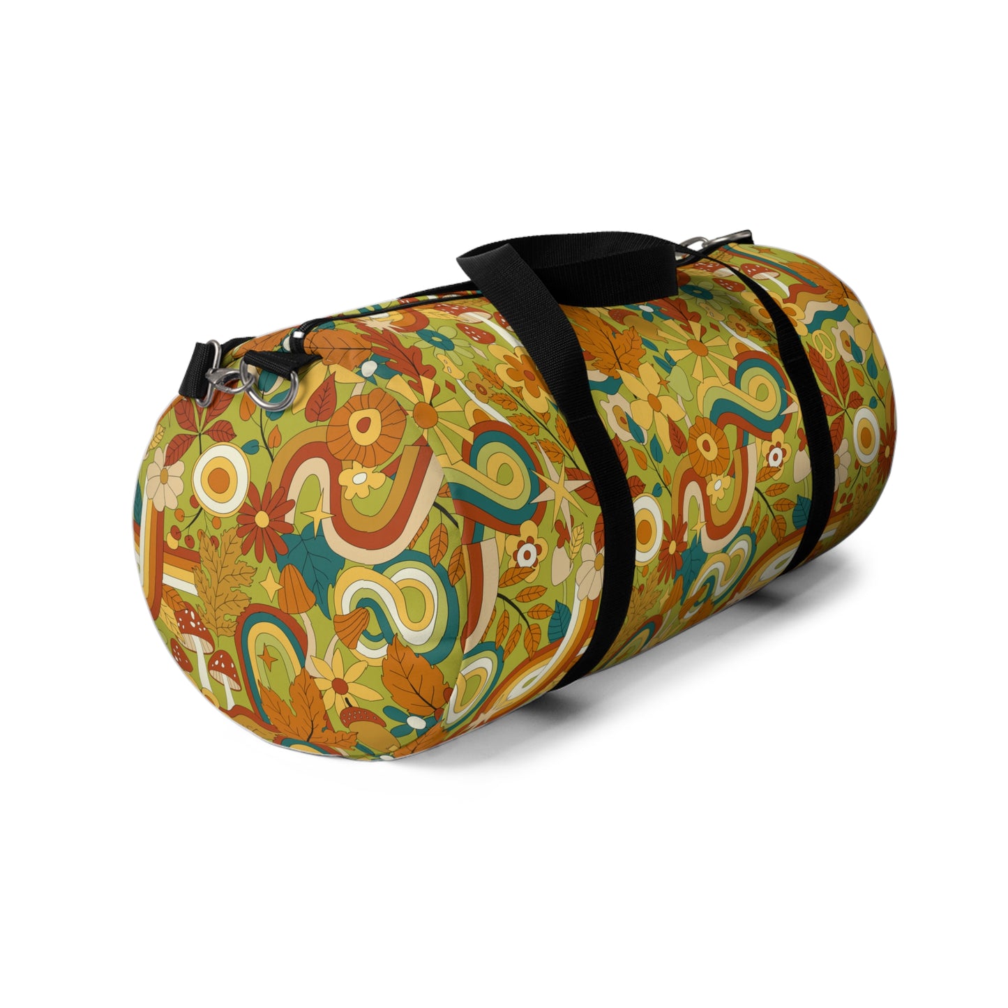 Colorful Retro Pattern Duffel Bag