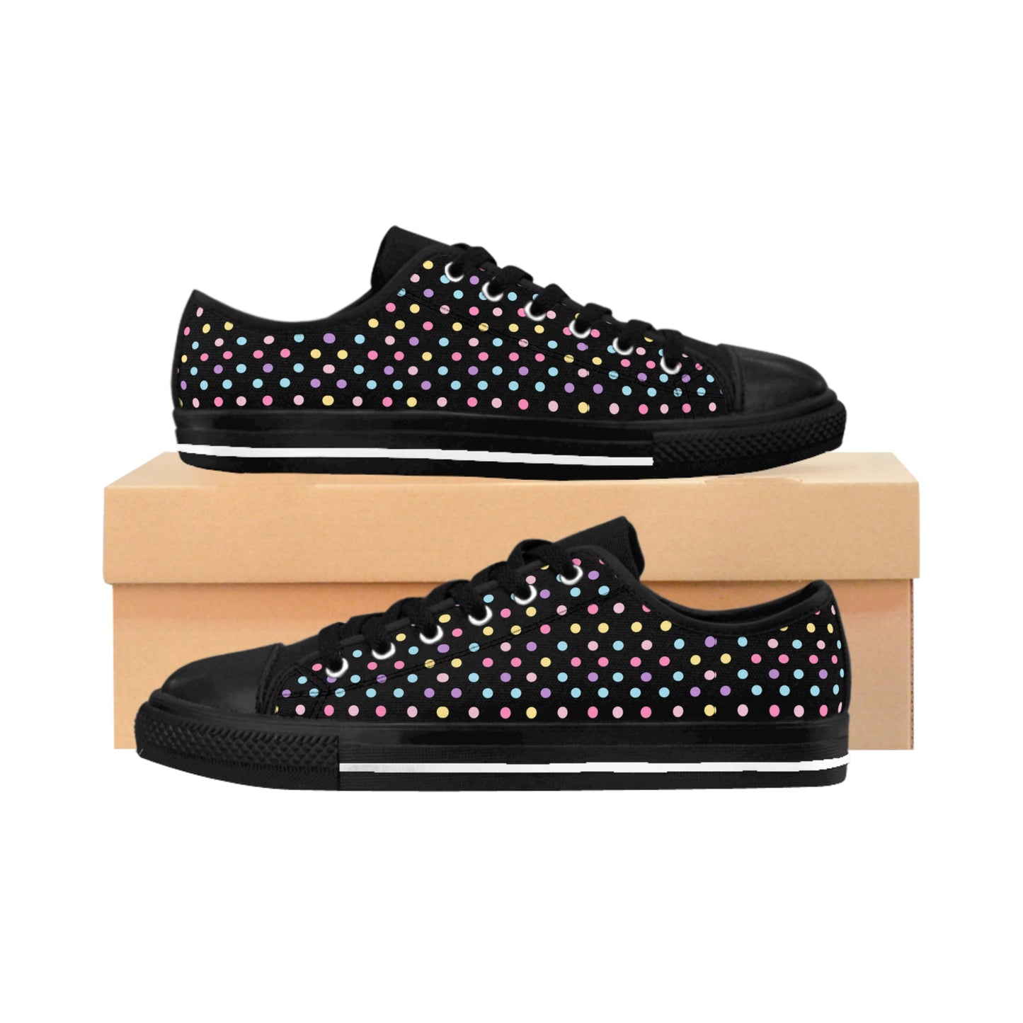 Polka Dot Women's Sneakers Low Top