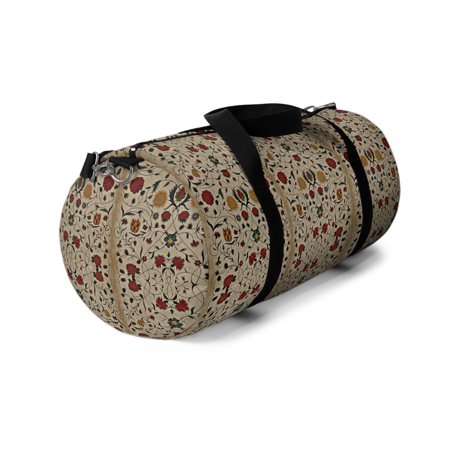 Vintage Ornamental Floral Duffel Bag