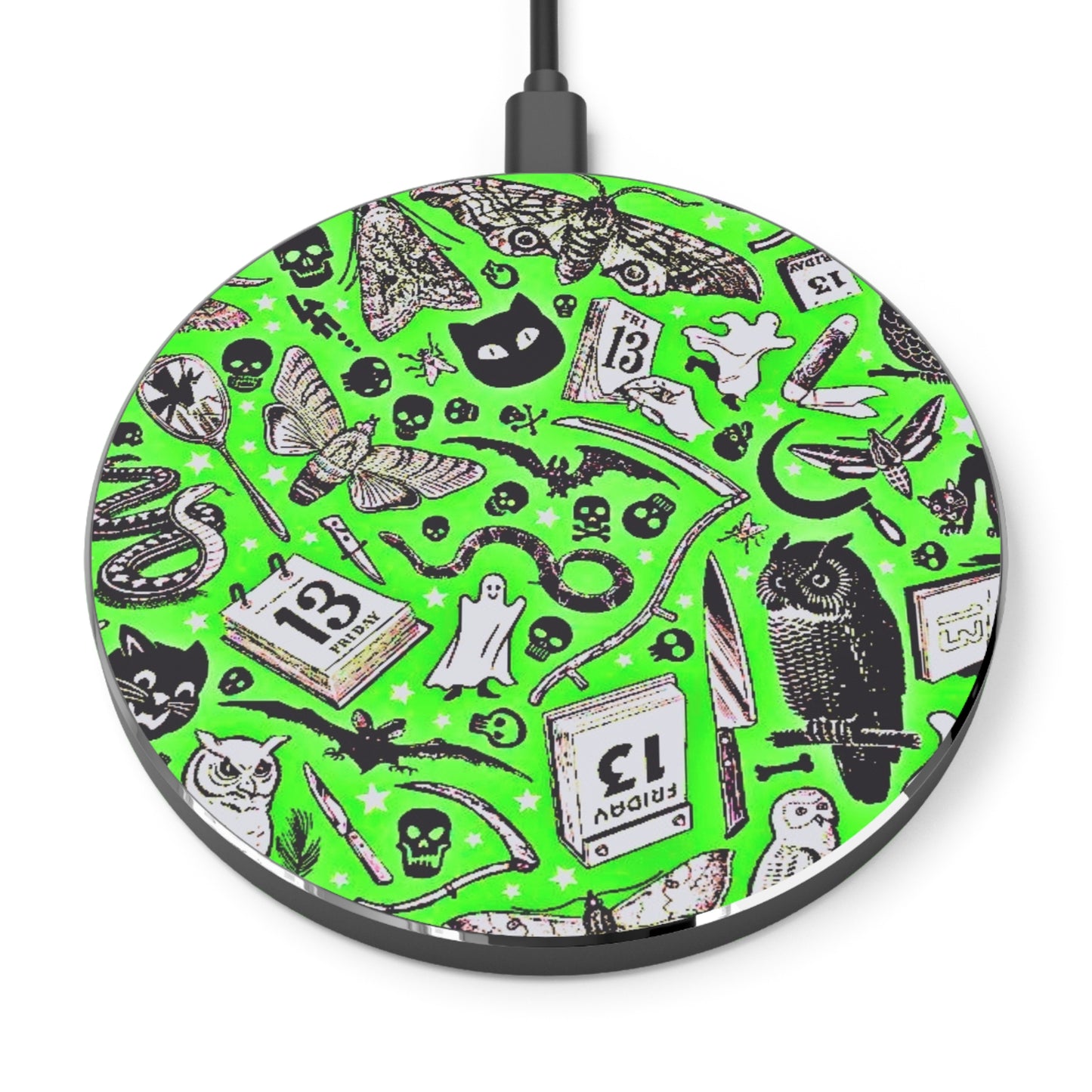 Wireless Charger Neon Green Esoteric