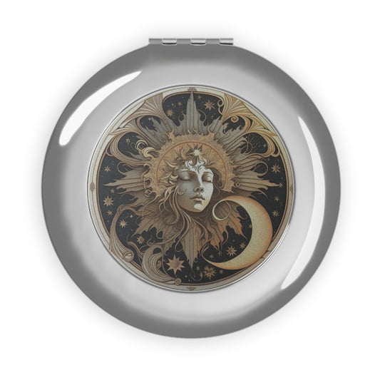 Moon Goddess Art Women's Compact Mirror