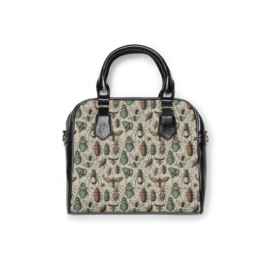 Shoulder Handbag - Vintage Bug Themed