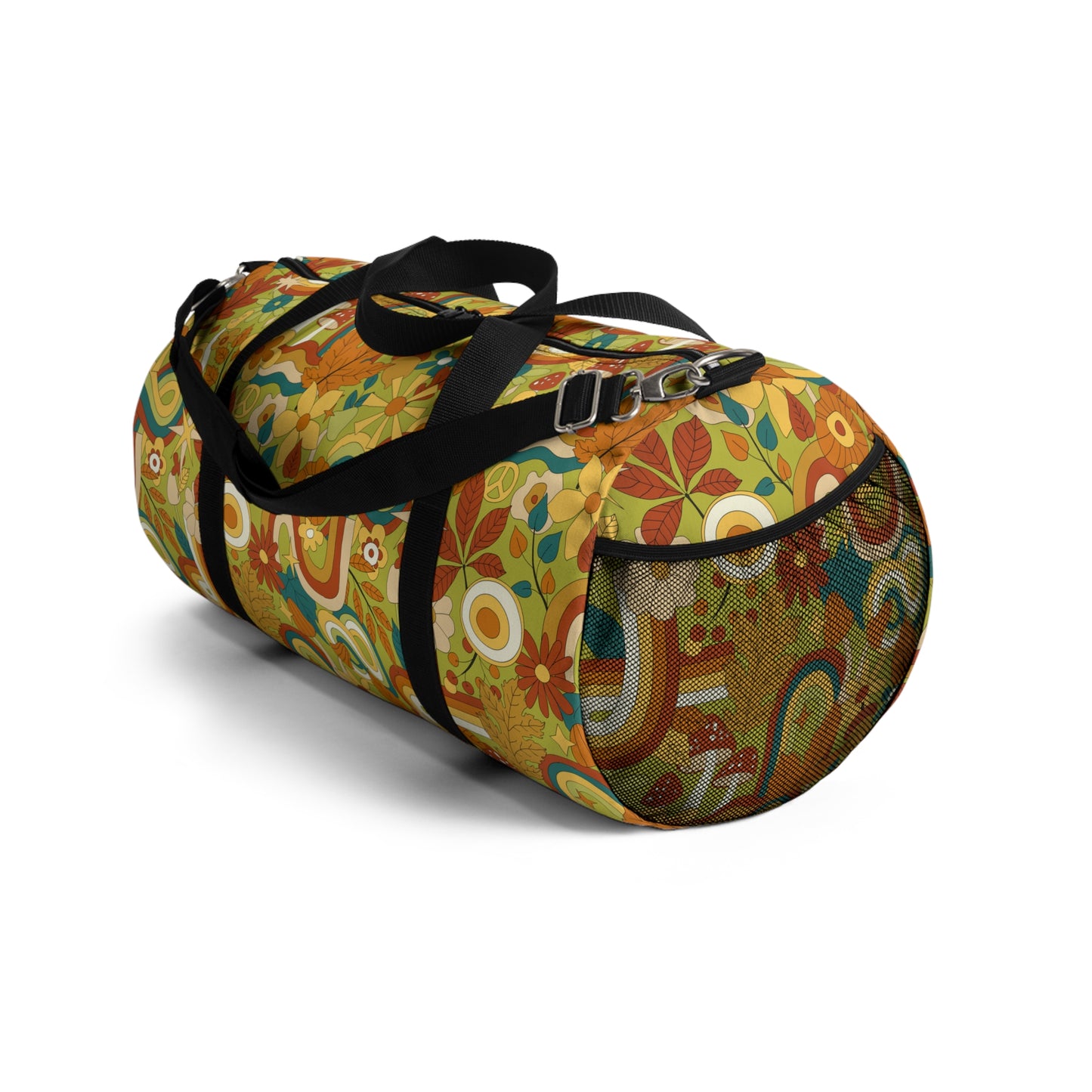 Colorful Retro Pattern Duffel Bag