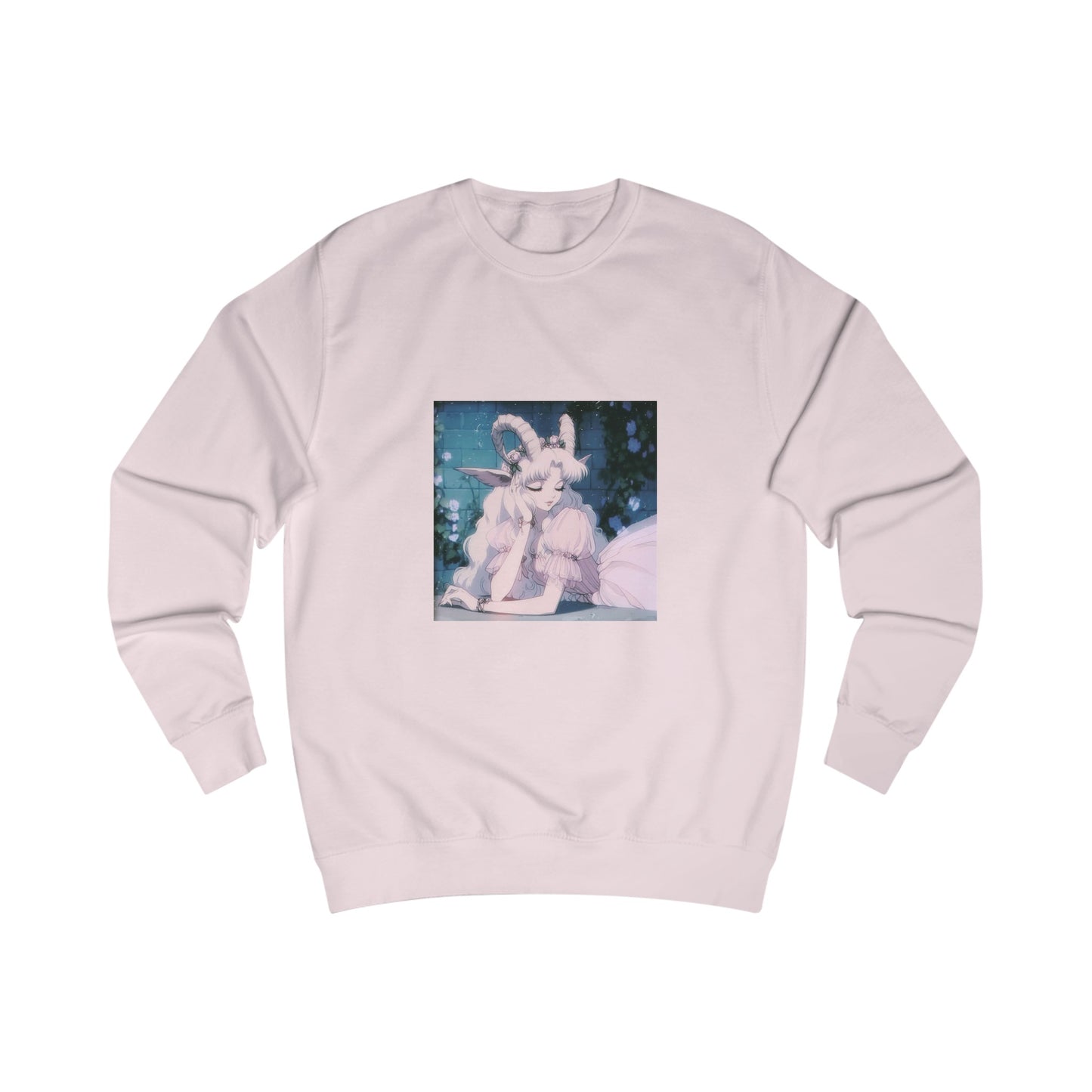 Retro Anime Pastel Pink Unisex Sweatshirt