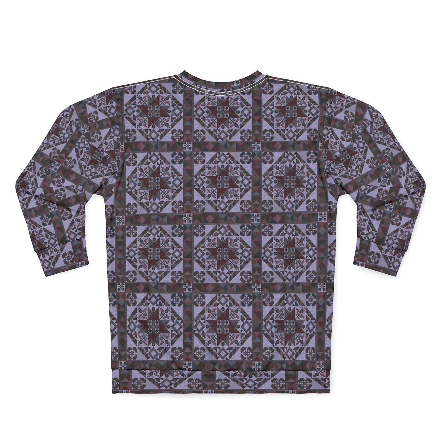 Retro Purple Pattern Retro Unisex Sweatshirt