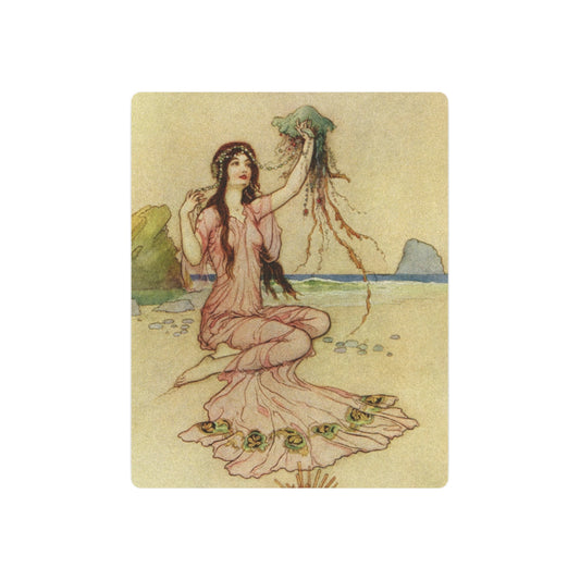 Sea Goddess Vintage Fairycore Wall Art Metal Art Sign