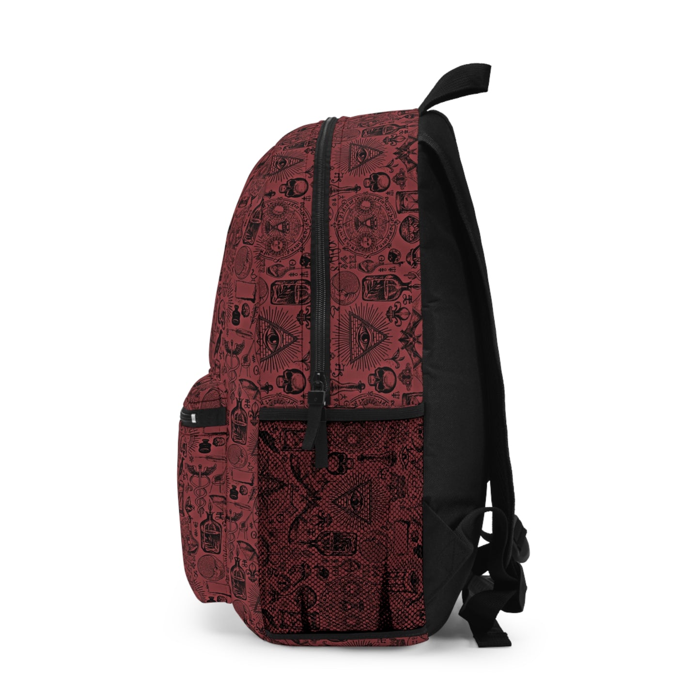 Vintage Goth Burgundy Backpack