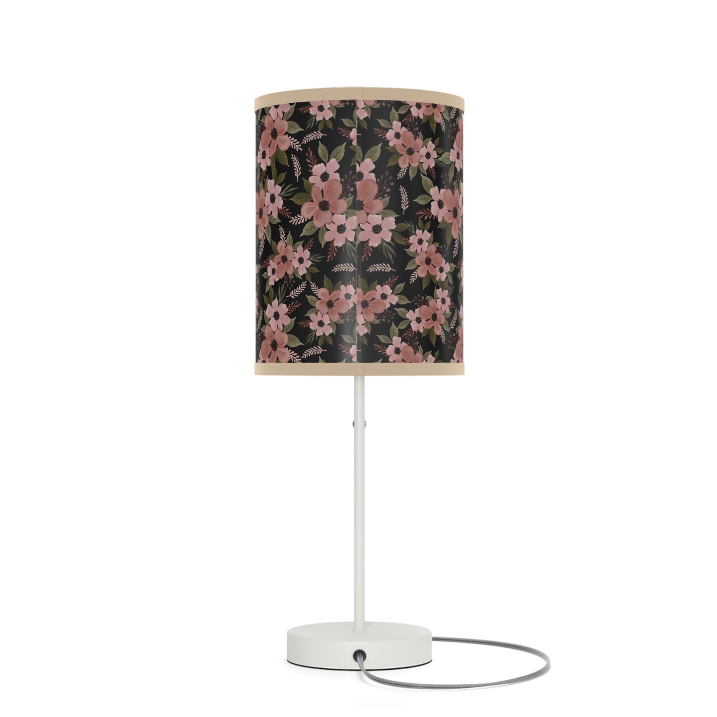 Pink Floral Boho Chic Lamp