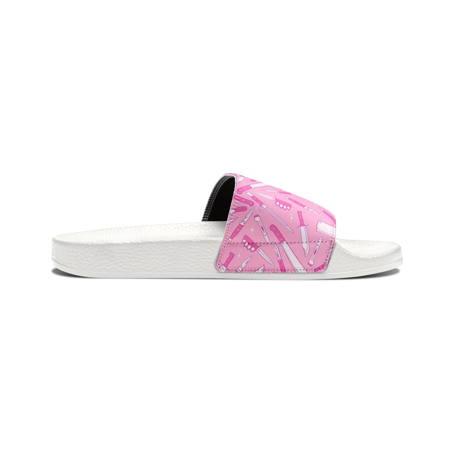 Kawaii Knives Women's Pastel Pink Slide Sandals