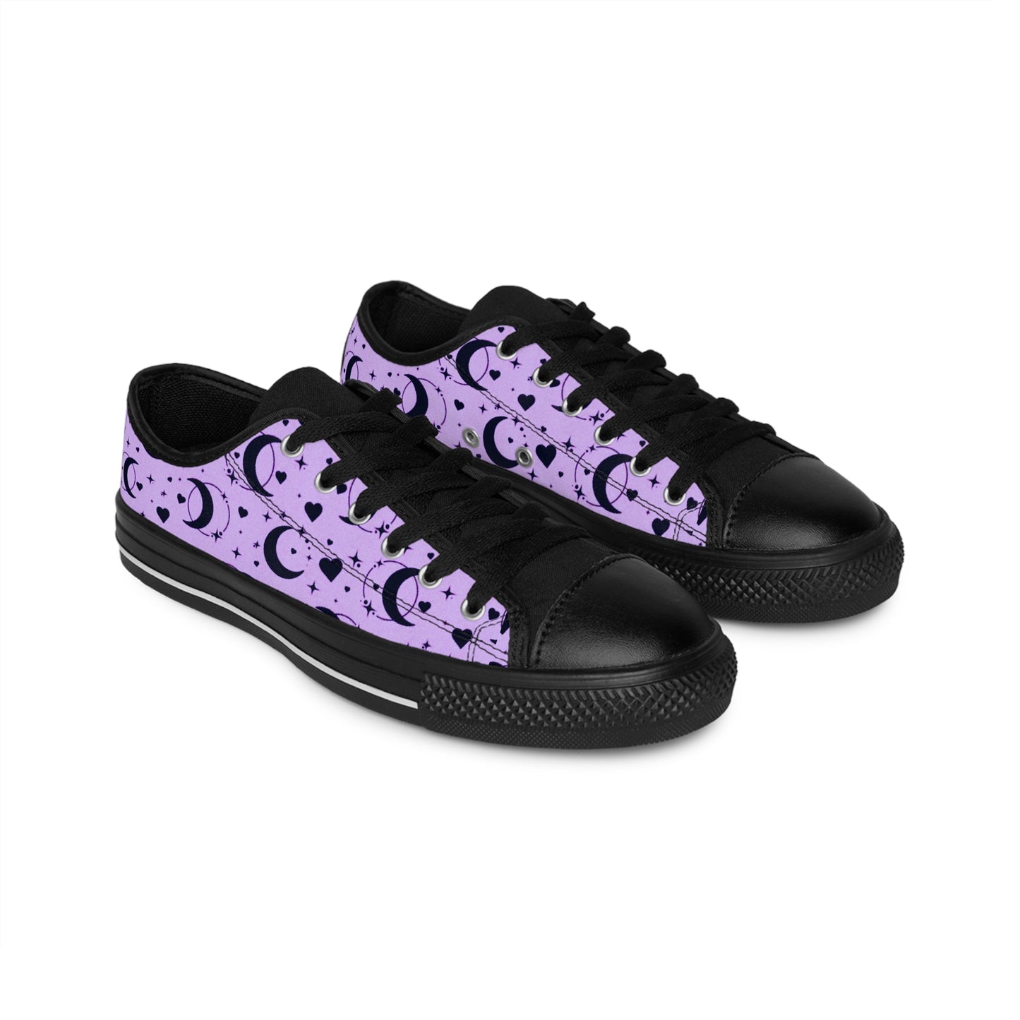 Purple Moon Goth Women's Sneakers