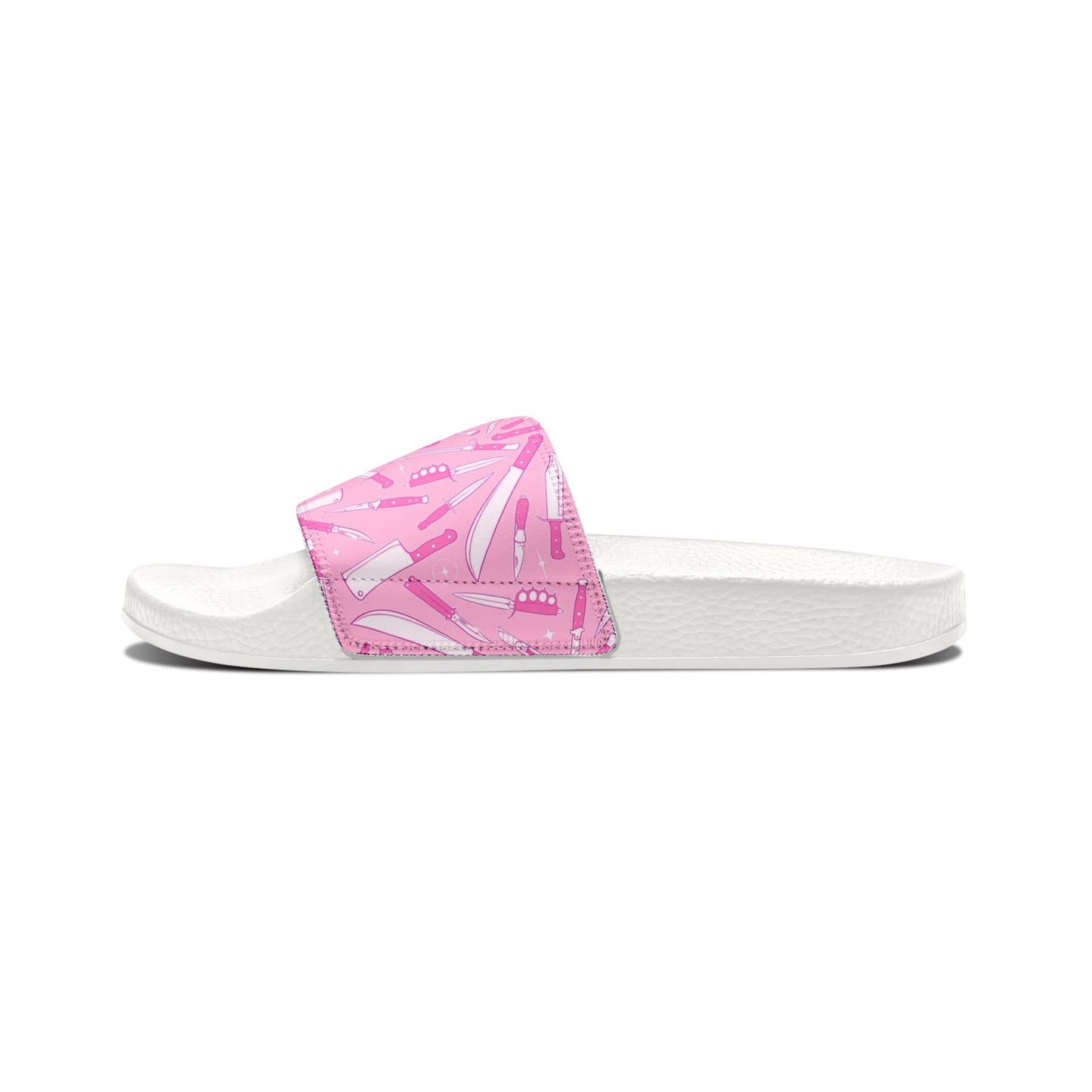 Kawaii Knives Women's Pastel Pink Slide Sandals