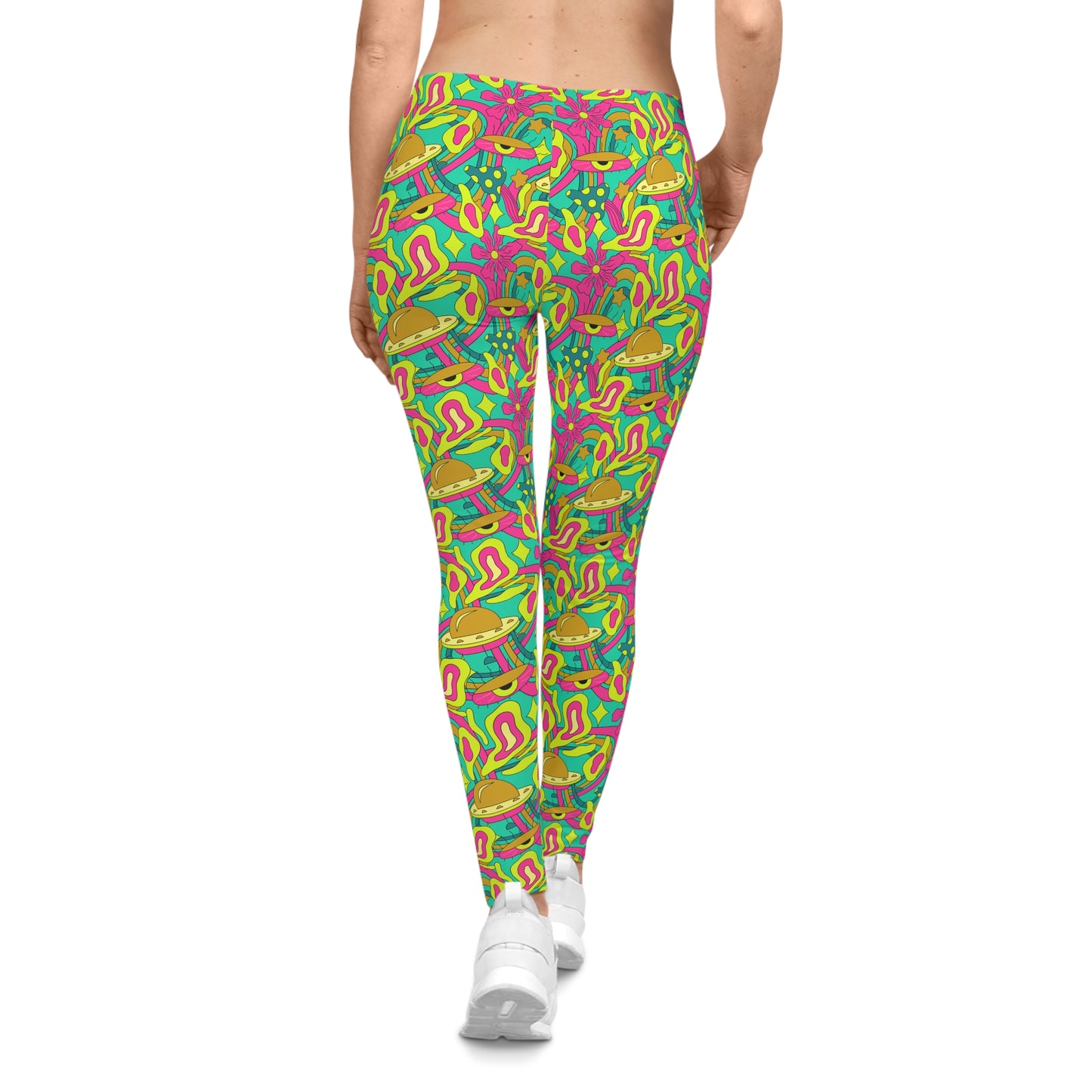 Trippy Colorful Women's Casual Leggings