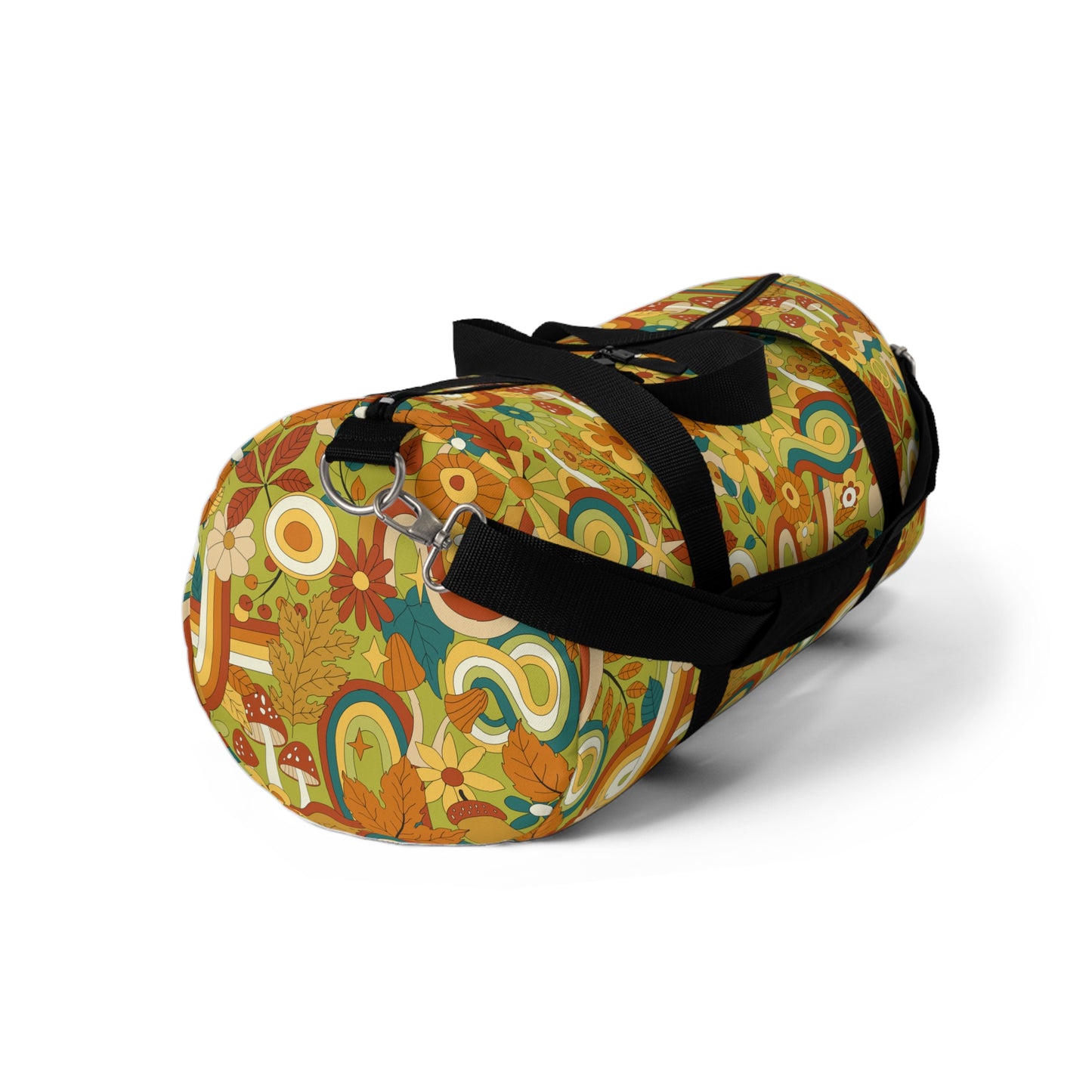 Colorful Retro Pattern Duffel Bag