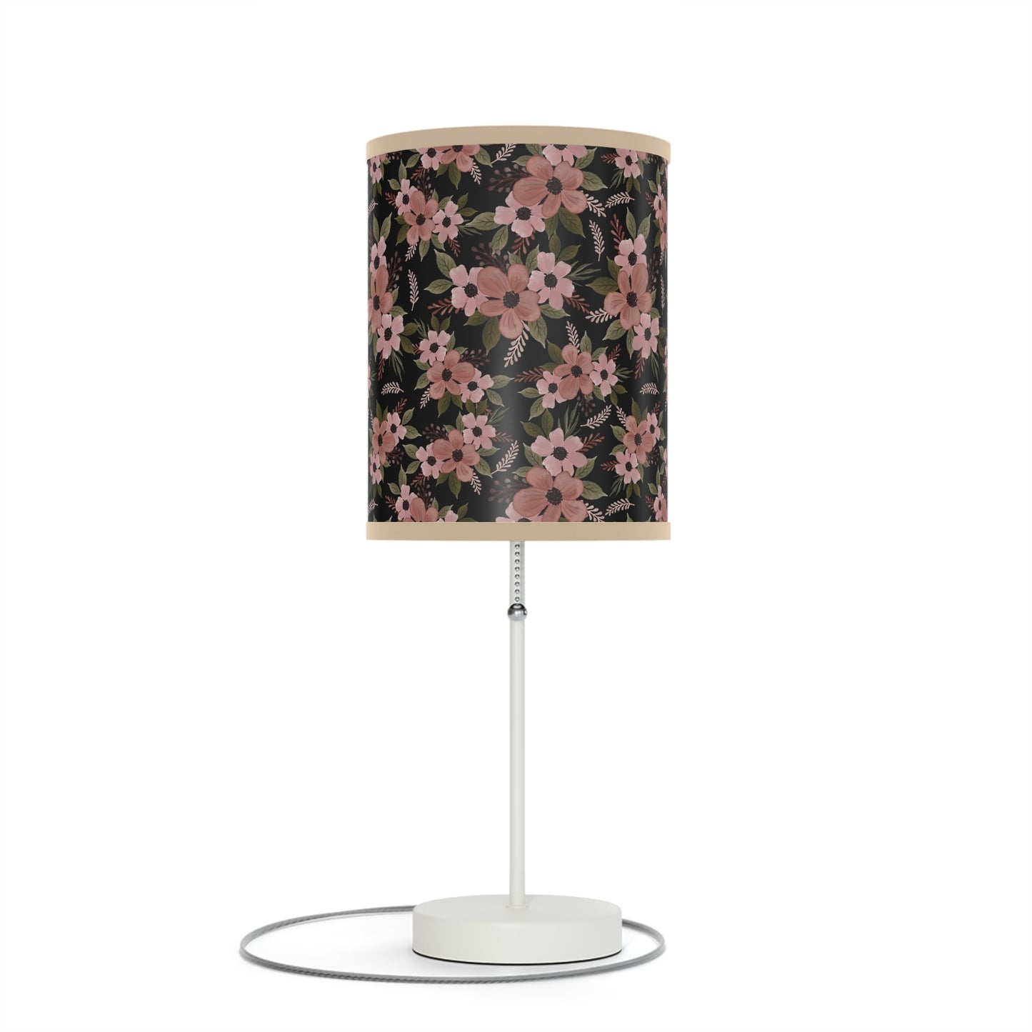 Pink Floral Boho Chic Lamp