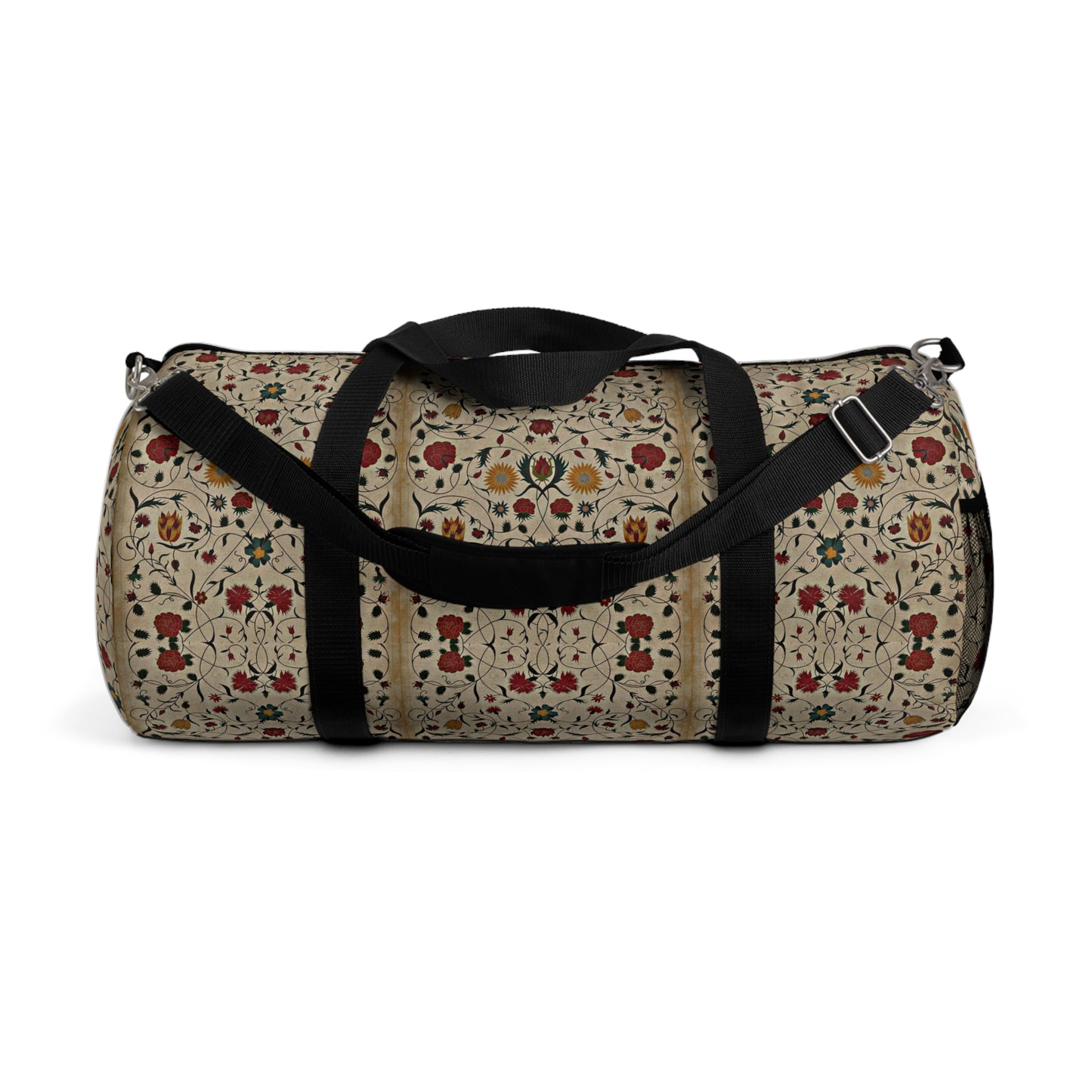 Vintage Ornamental Floral Duffel Bag