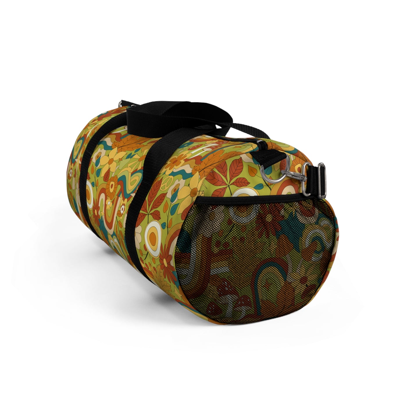 Colorful Retro Pattern Duffel Bag