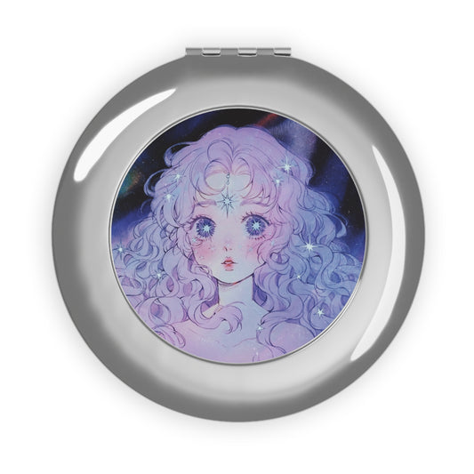 Compact Mirror | Purple Anime Girl