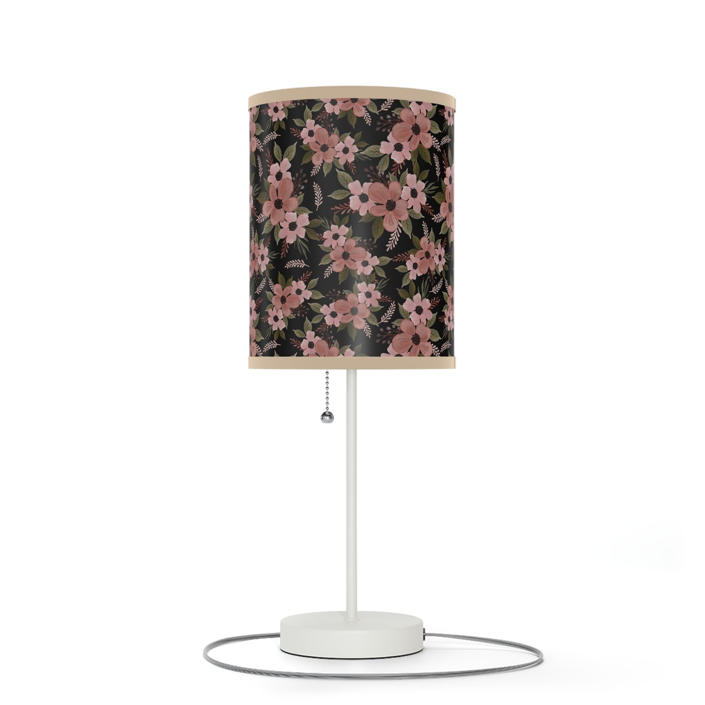 Pink Floral Boho Chic Lamp