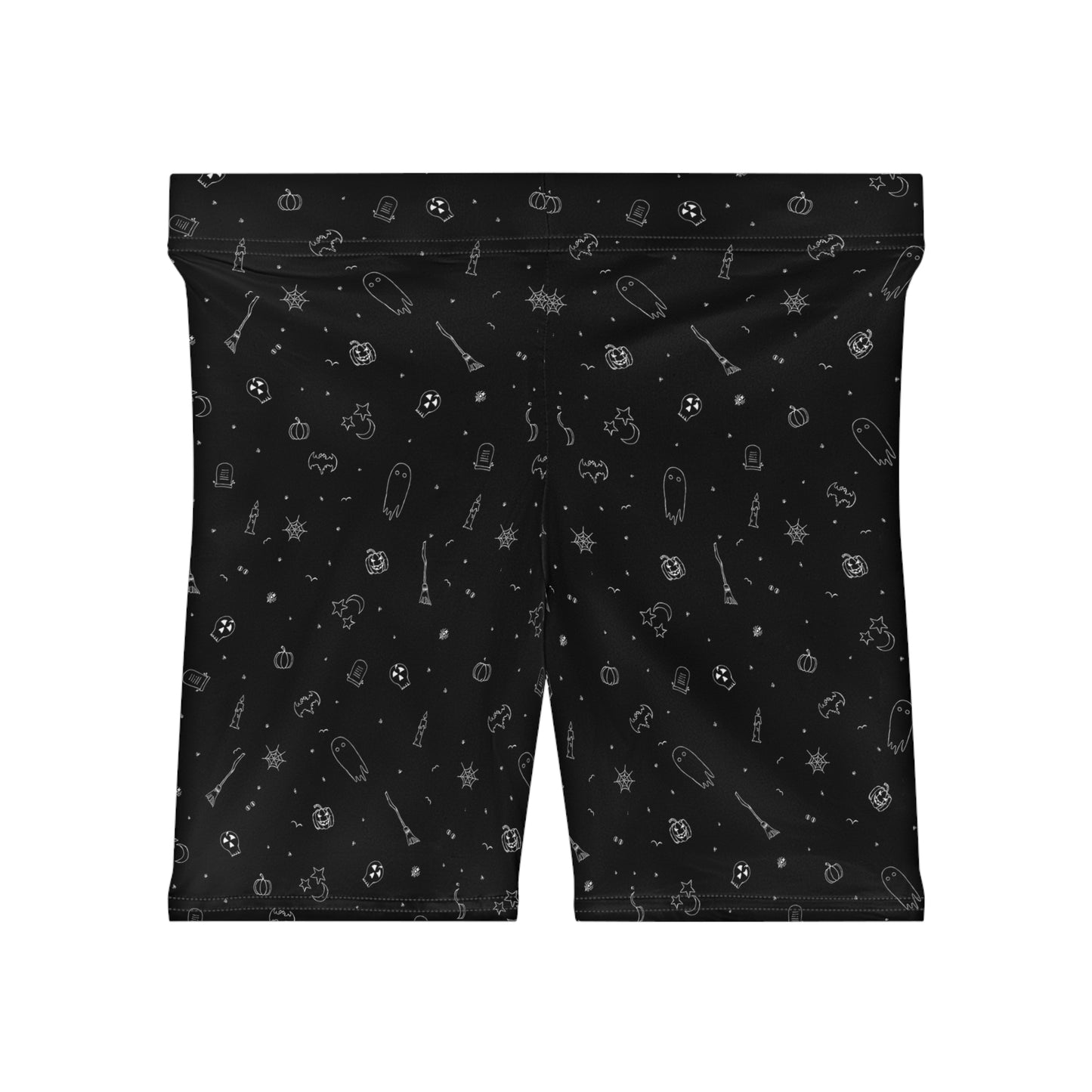 Spooky Minimalist Women's Biker Shorts