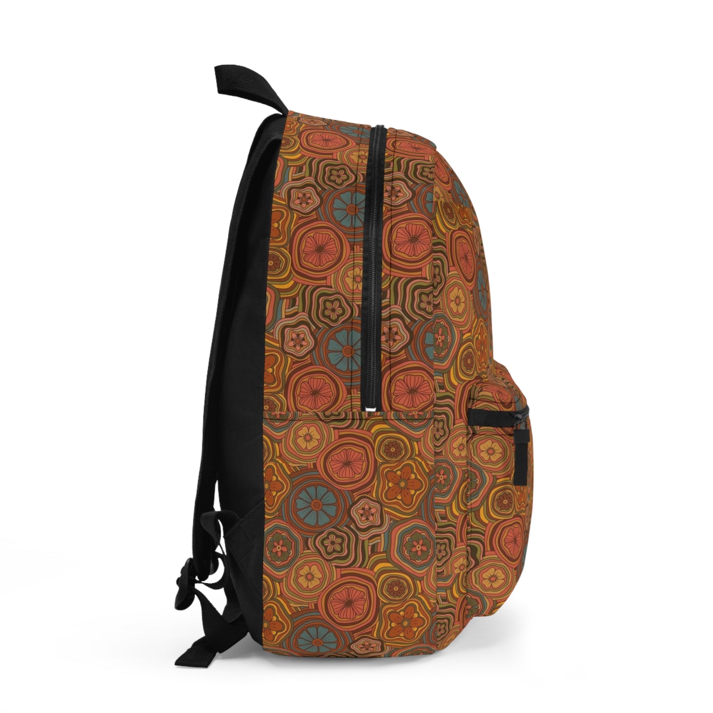 Retro Hippie Floral Backpack