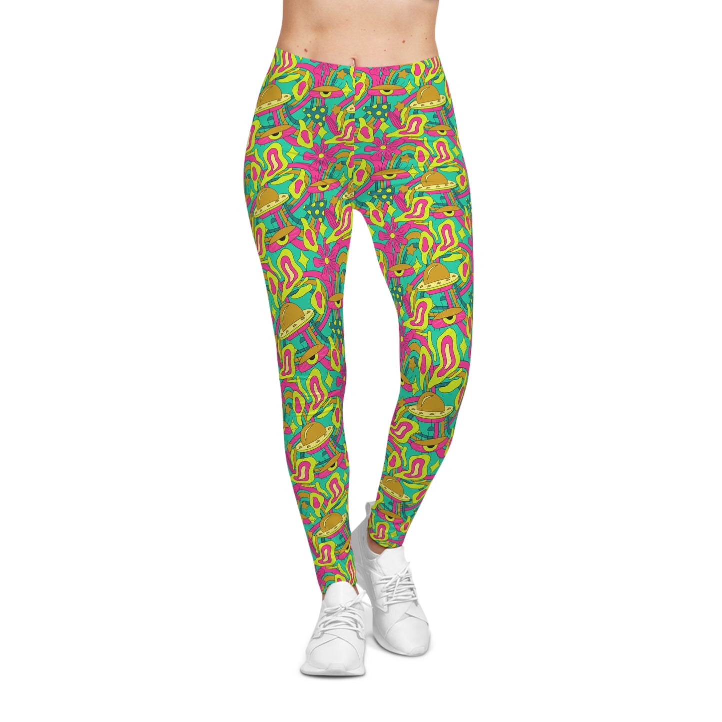 Trippy Colorful Women's Casual Leggings