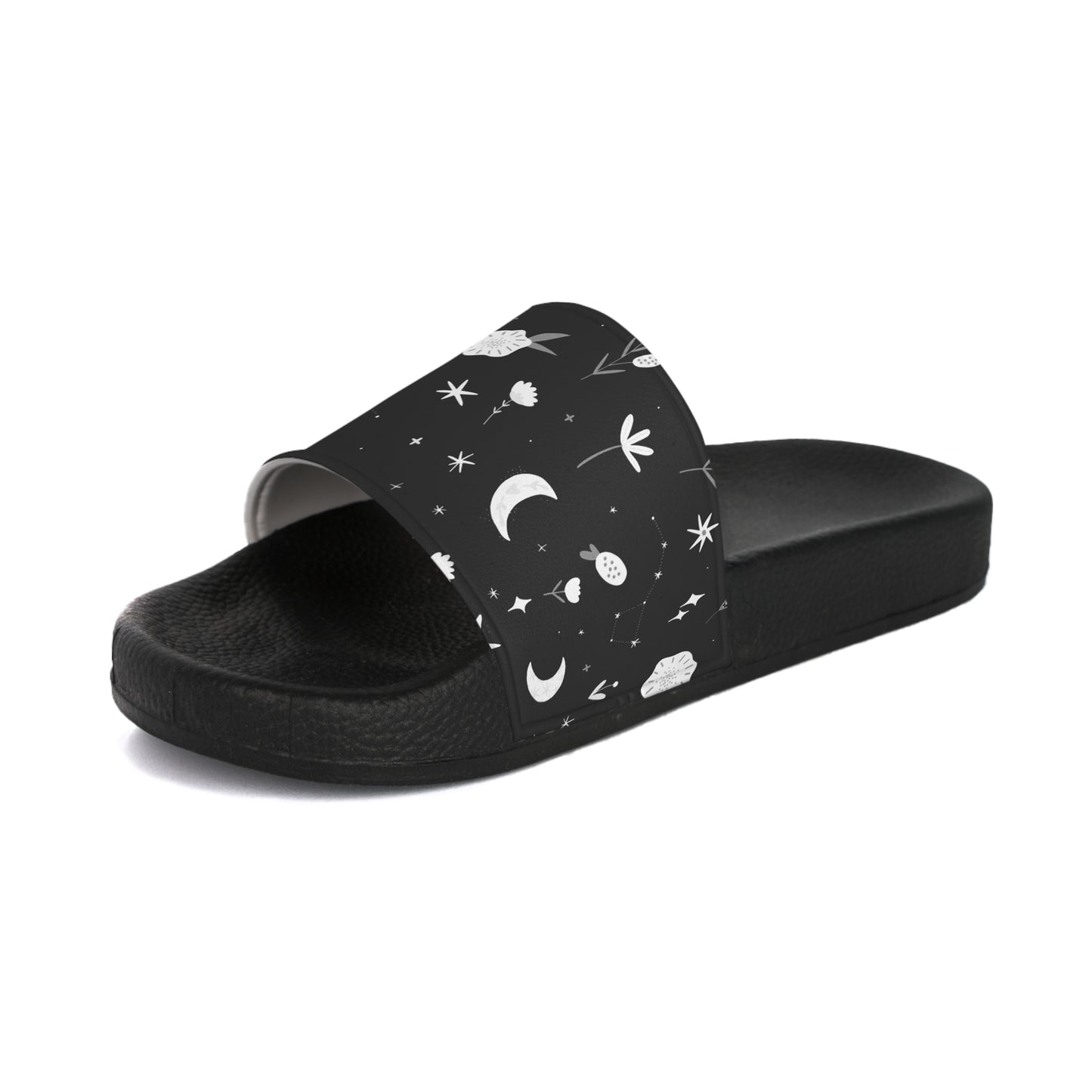 Women's Moody Moon Black Slide Sandals