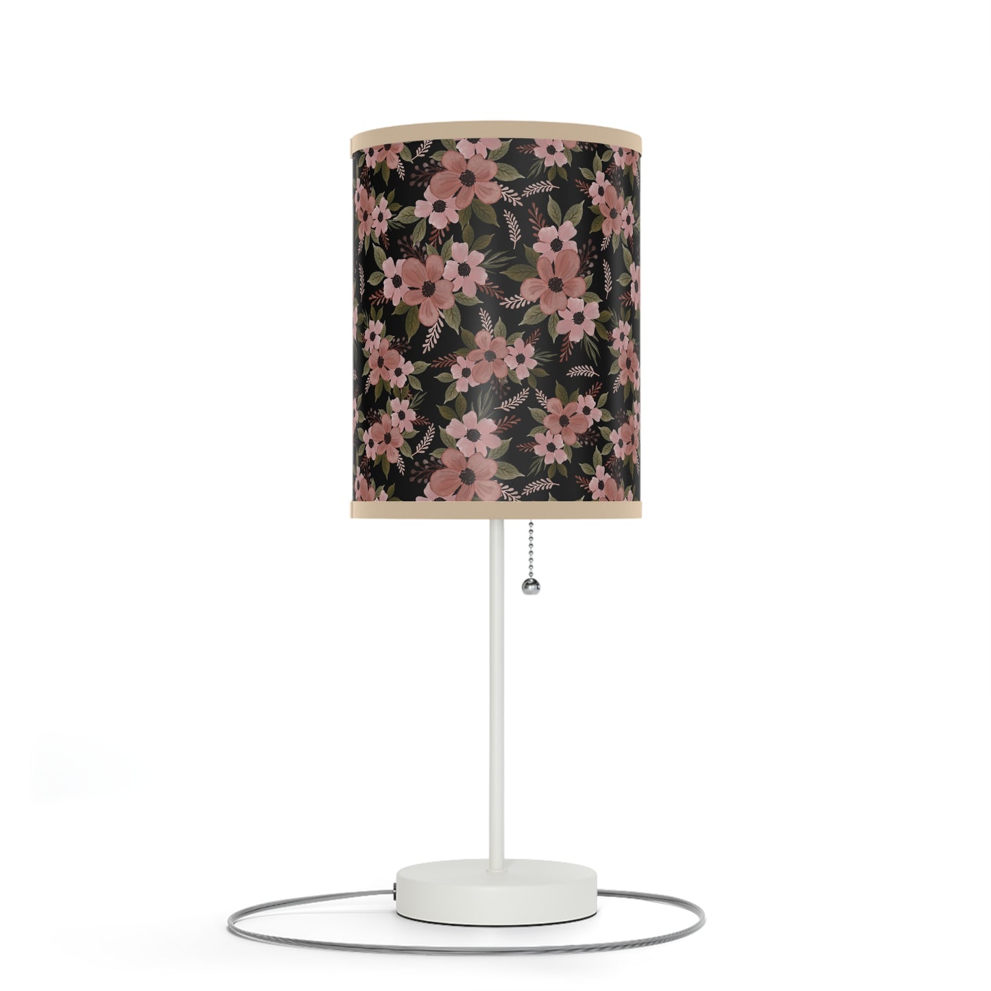 Pink Floral Boho Chic Lamp