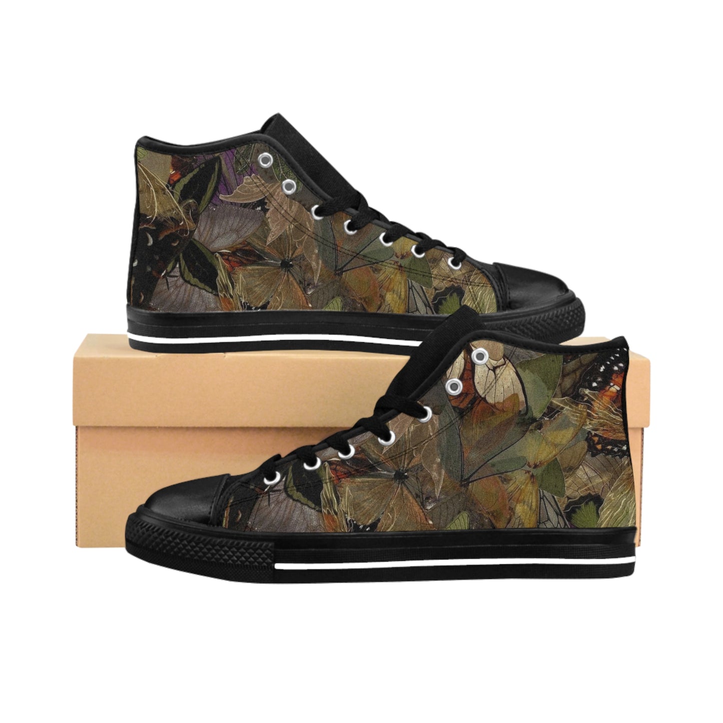 Art Deco Shoes Abstract Butterfly Women's Alt High Top Sneakers