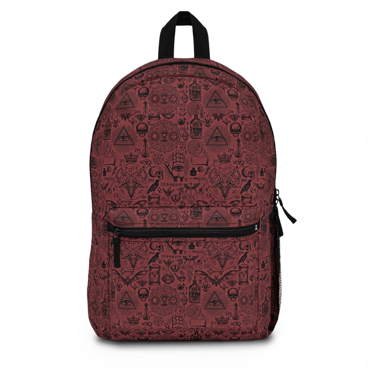 Vintage Goth Burgundy Backpack