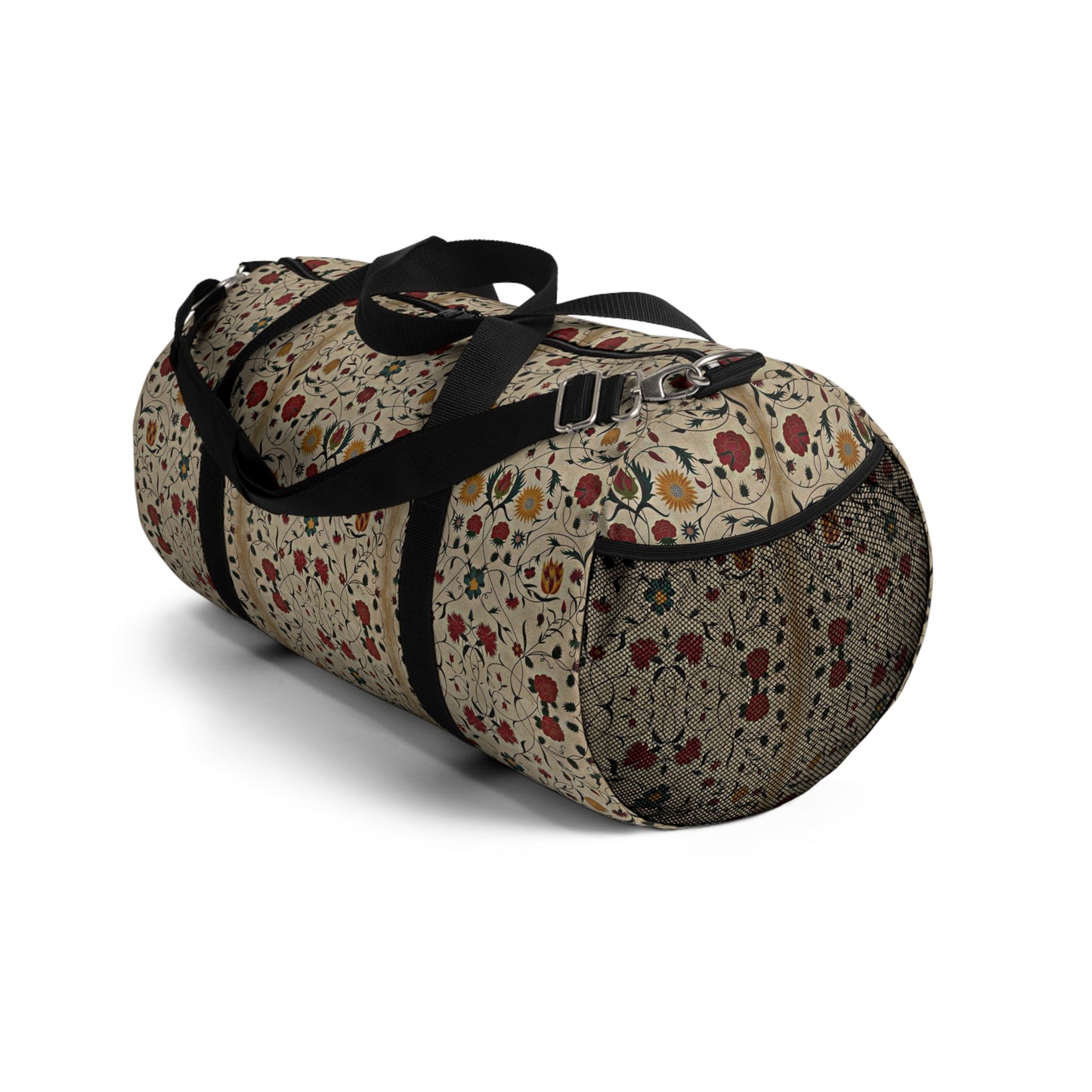 Vintage Ornamental Floral Duffel Bag