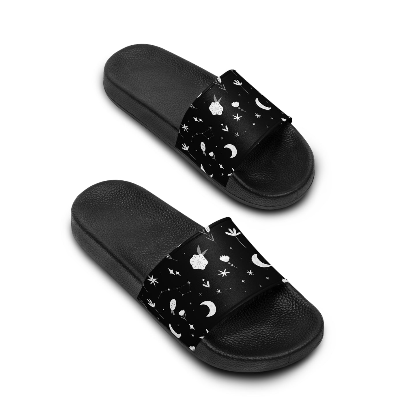 Women's Moody Moon Black Slide Sandals