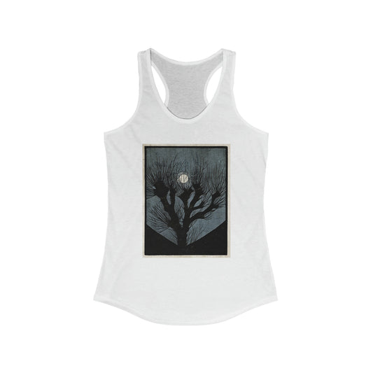 Dark Tree Artsy Women's Ideal Racerback White Tank Top