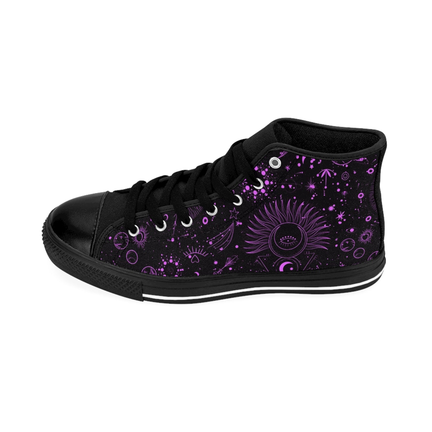 Women's Hot Pink Celestial Alt High Top Sneakers