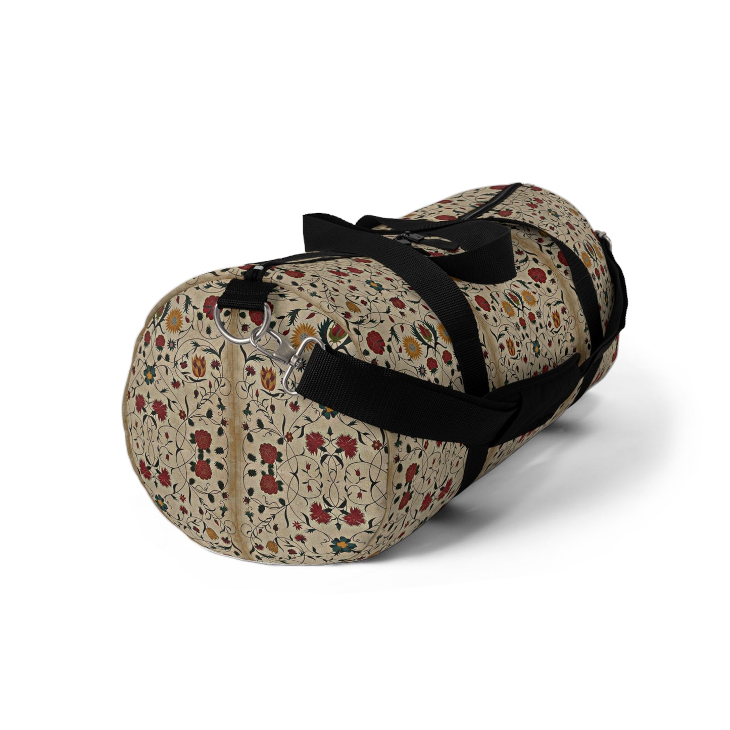 Vintage Ornamental Floral Duffel Bag