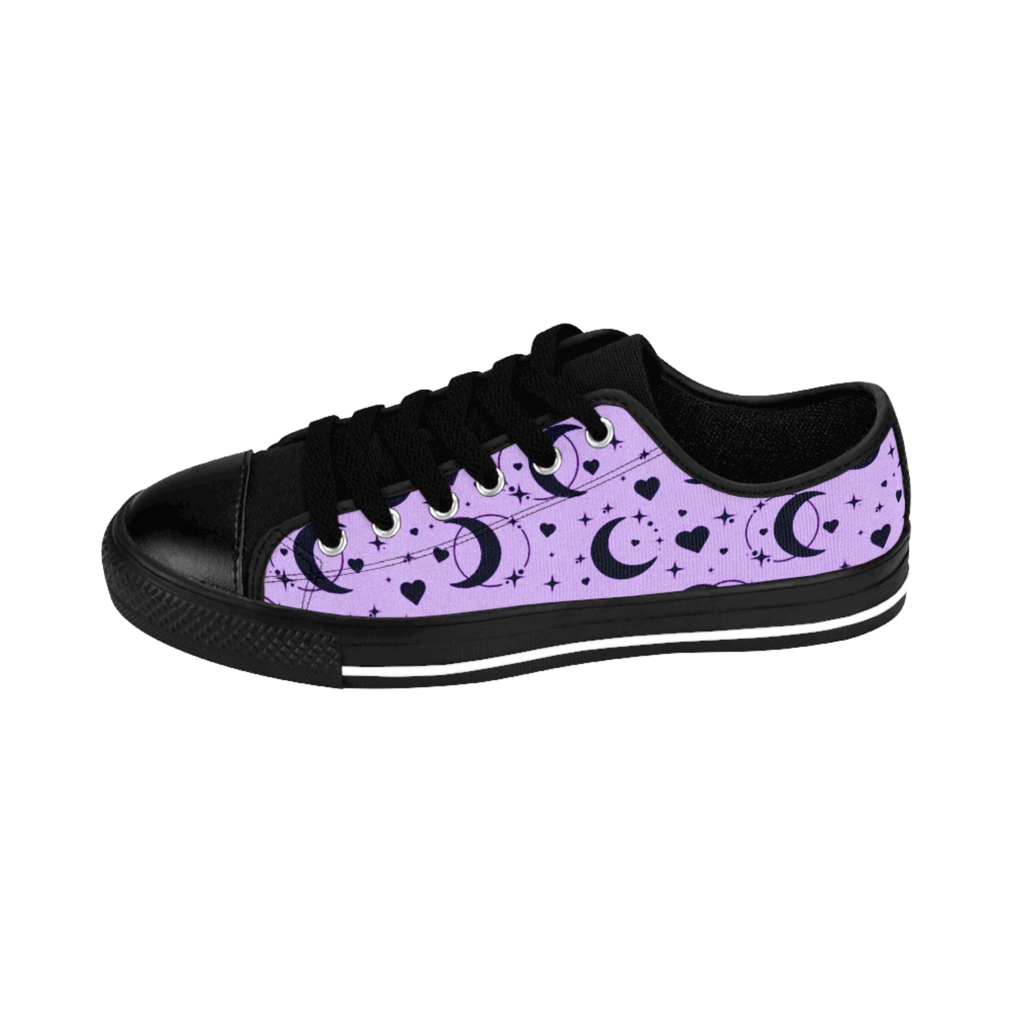 Purple Moon Goth Women's Sneakers