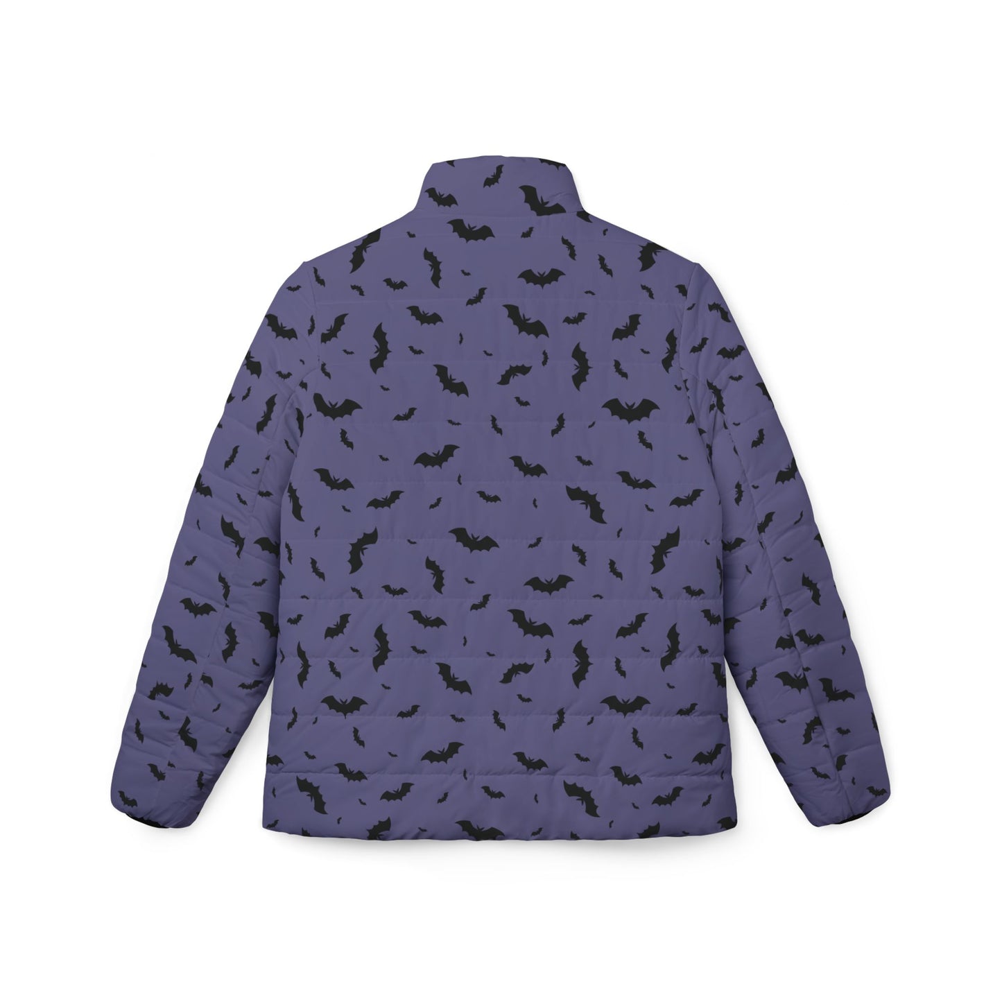 À la mode Purple Bats Women’s Puffer Jacket