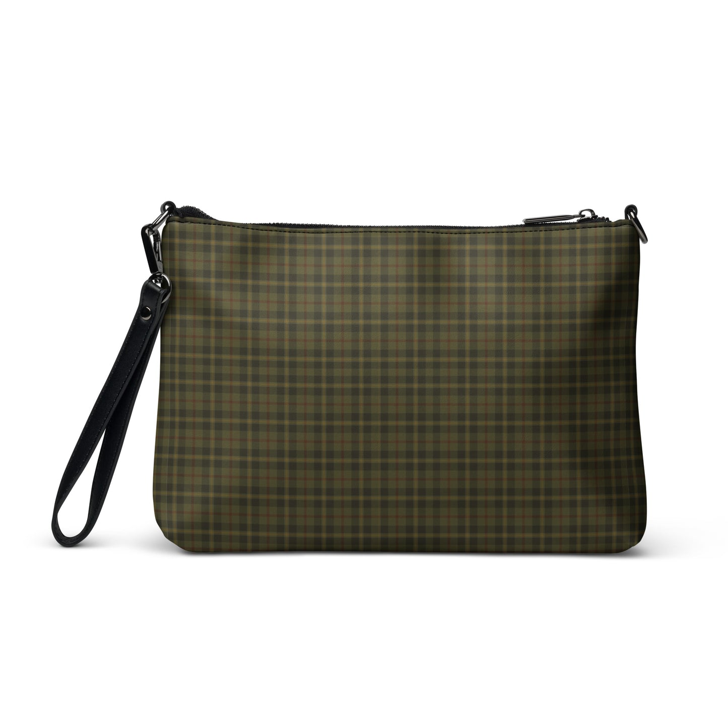 Plaid Crossbody bag Olive Green