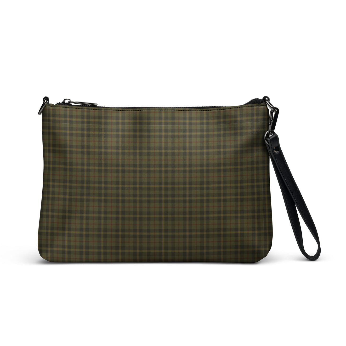 Plaid Crossbody bag Olive Green