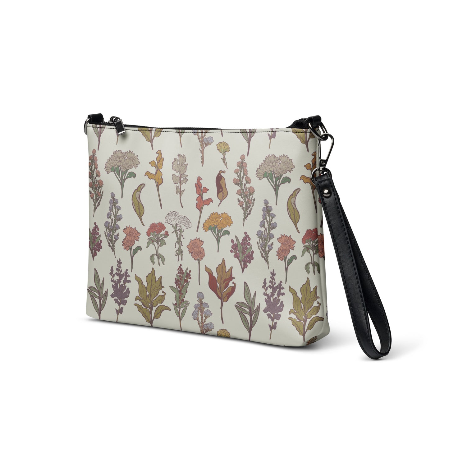 Vintage Floral Cream Crossbody bag