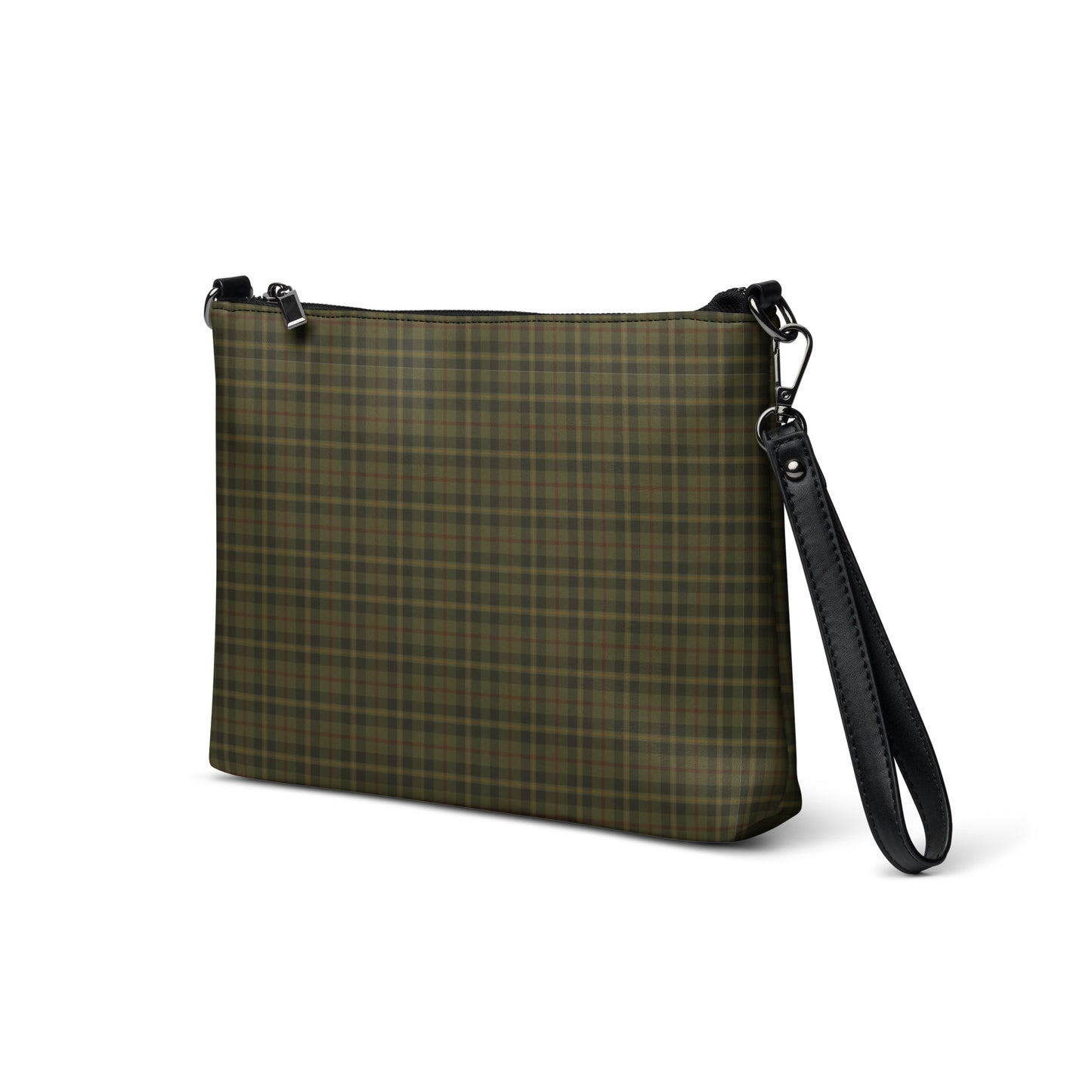 Plaid Crossbody bag Olive Green