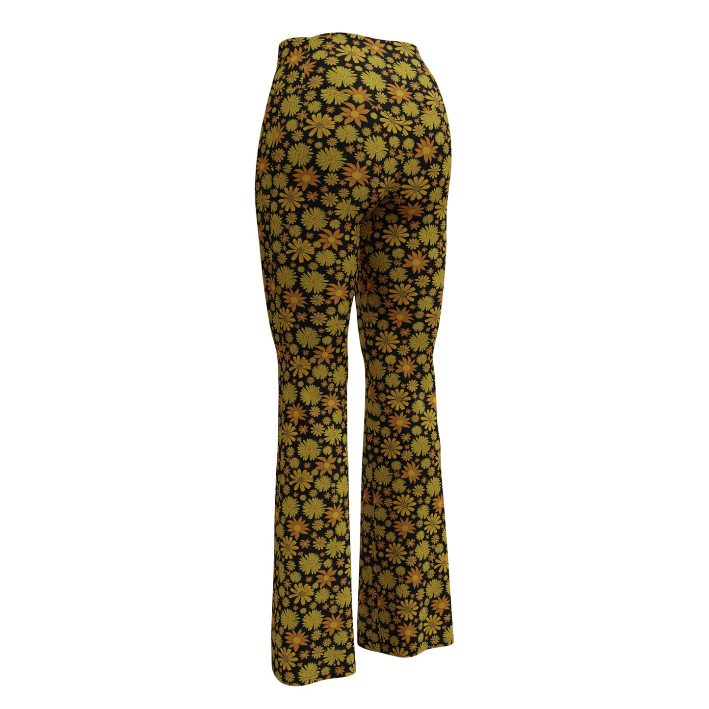 Autumn Floral Flare leggings