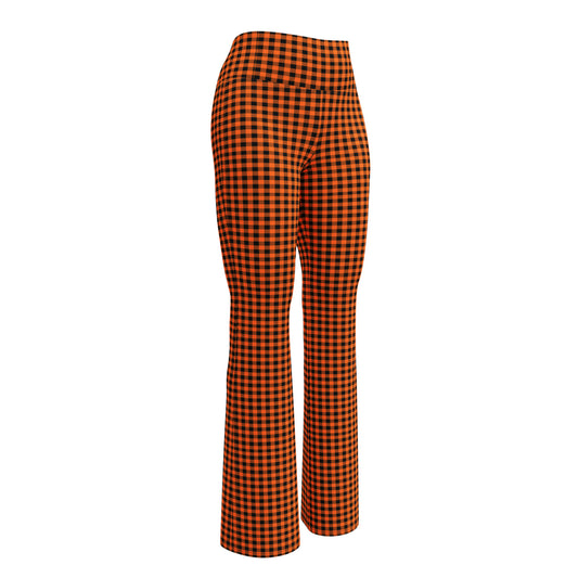 Halloween Orange Flare leggings