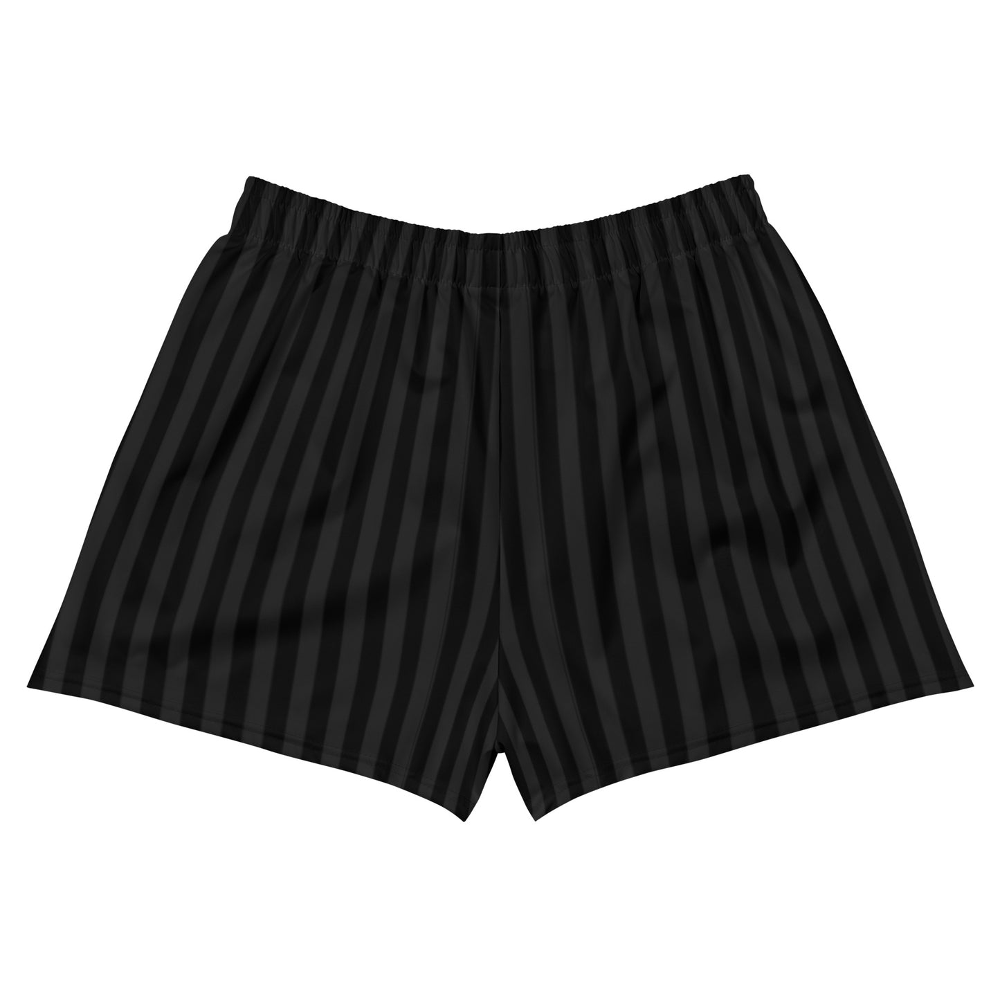 Women’s Athletic Shorts | Gray Black Striped