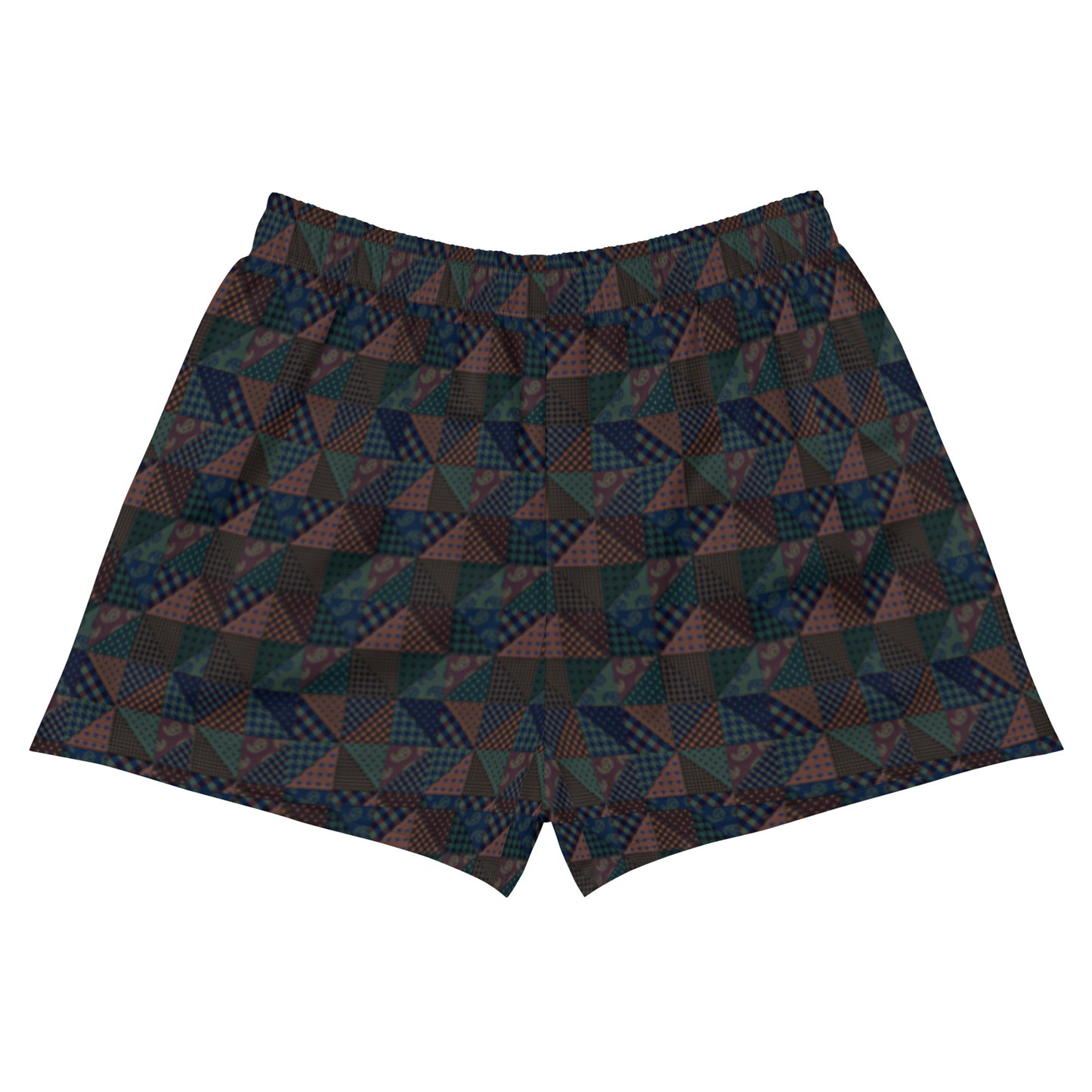 Quilt Pattern Retro Women’s Athletic Shorts Product