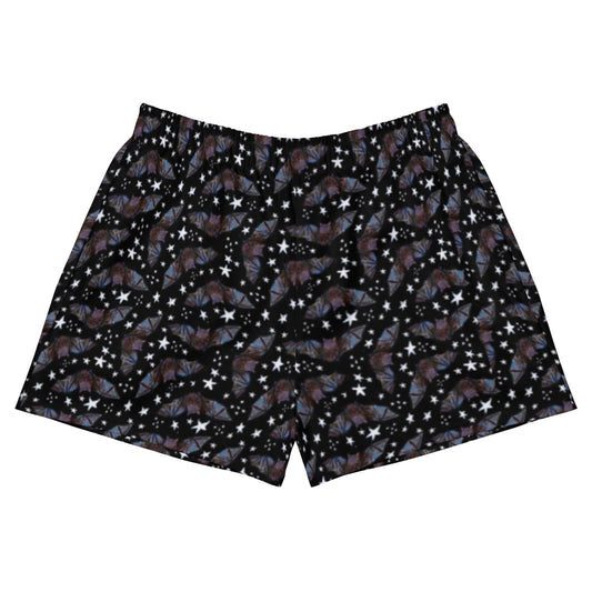 Cute Bats and Stars Women’s Athletic Shorts Product