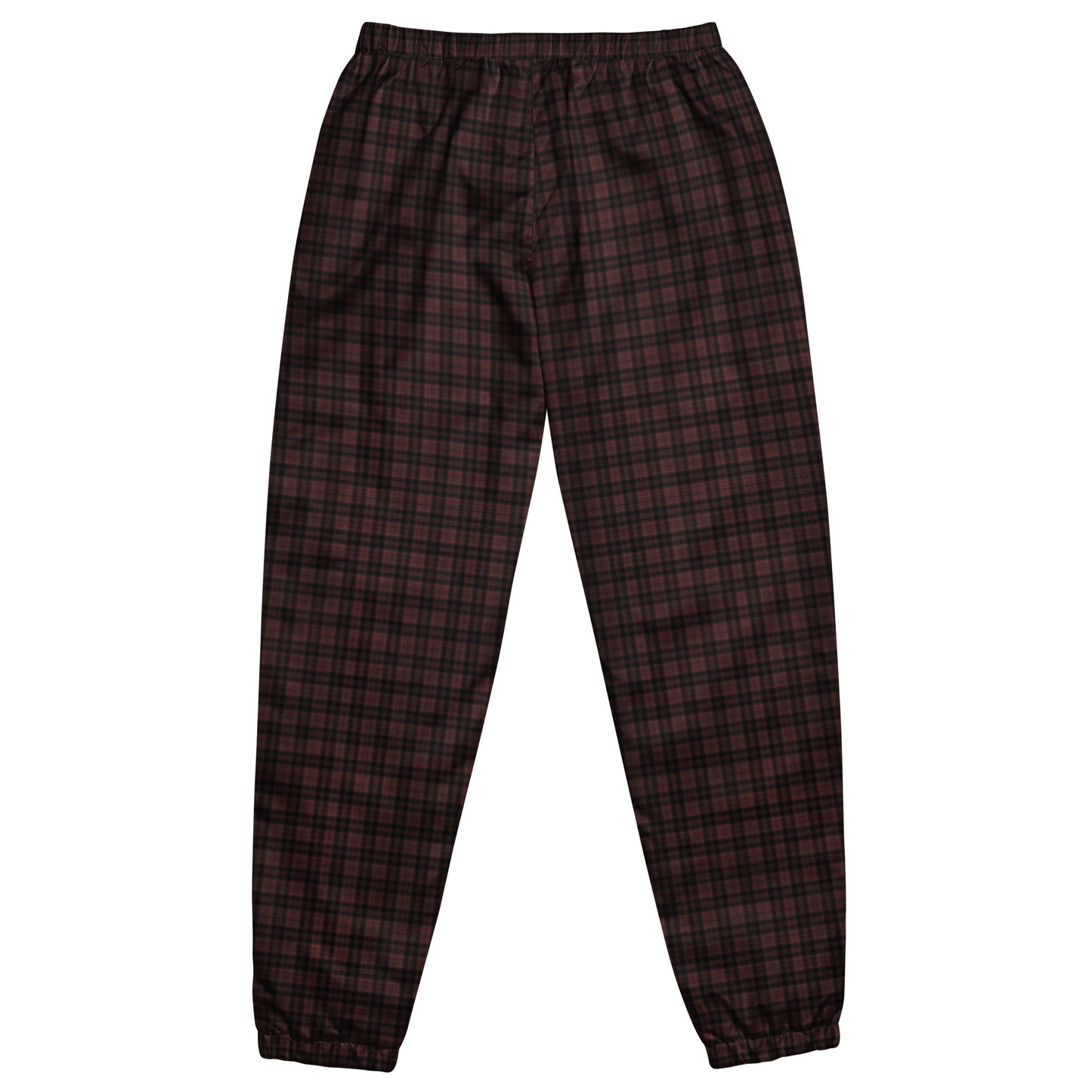 Black Dark Red Brown Men's Track Pants