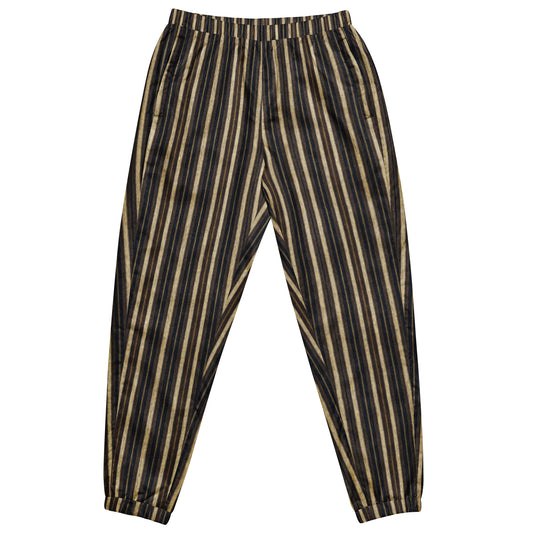 Brown Stripes Men's Track Pants